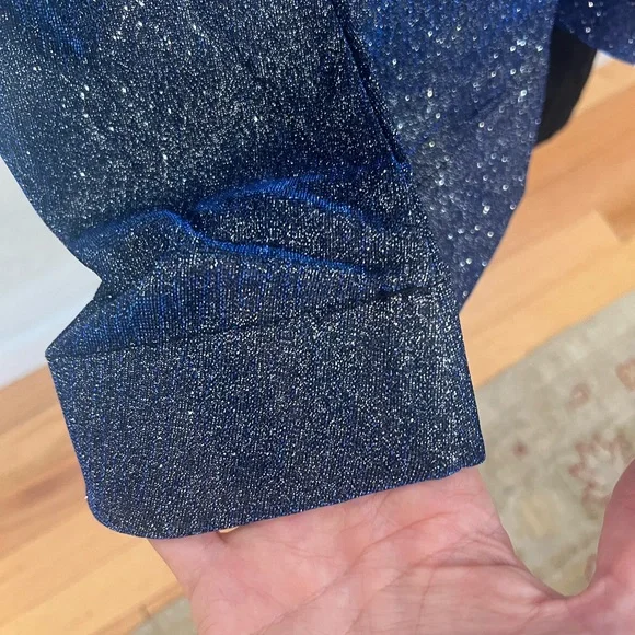 Sparkling Midnight Blue Prom Formal Event Wedding Guest STUNNING Dress, NWT! - Picture 7 of 13